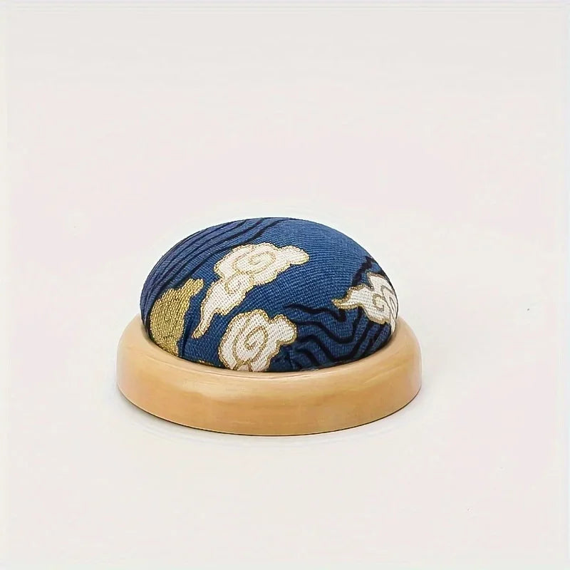 Wooden Base Pincushion – DIY Sewing Needle Storage Holder