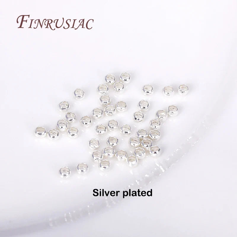 14K/18K Gold Plated 2mm Tube Crimp Beads | Jewelry Making