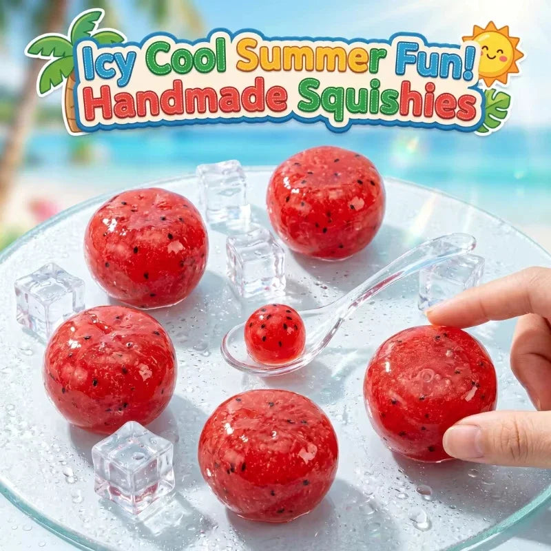 Watermelon Slushy Squishy Toy – Soft Slow Rebound Squeeze