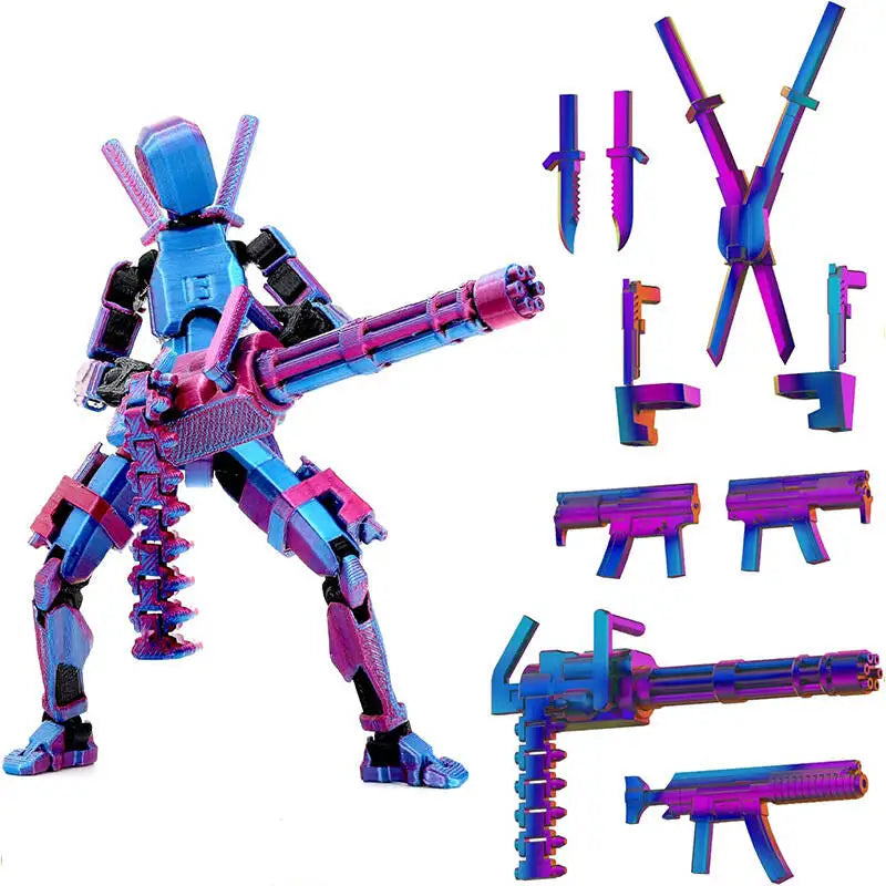 T13 Titan 13 Robot Action Figure – 3D Printed Collectible