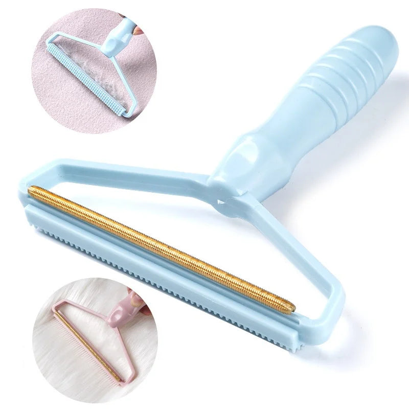 Portable Manual Pet Hair Removal Brush for Dogs & Cats
