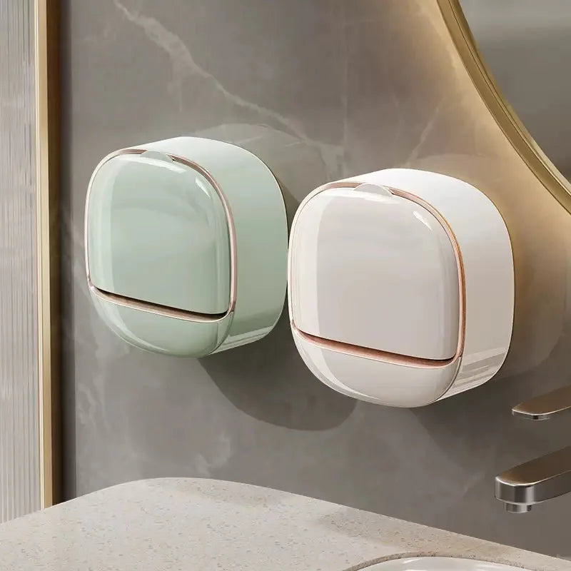 Waterproof Hanging Soap Box with Drainage for Shower & Bathroom