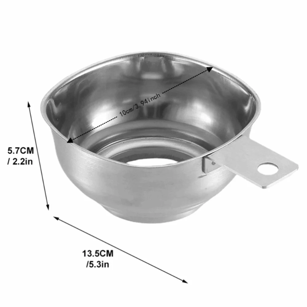 Stainless Steel Wide Mouth Canning Funnel with Handle