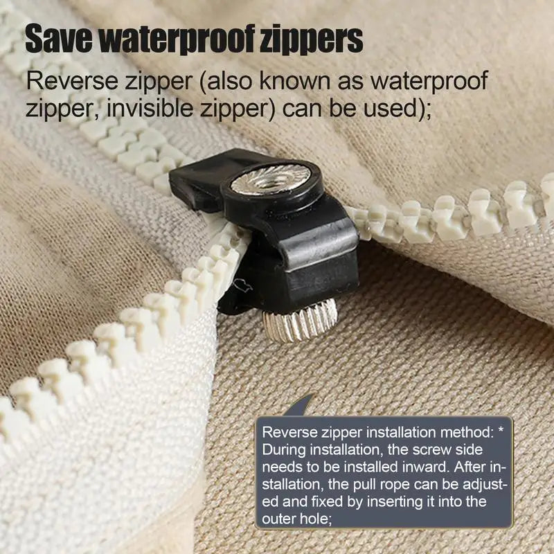 10-Pack Zipper Slider Replacement – Jackets, Bags & Luggage