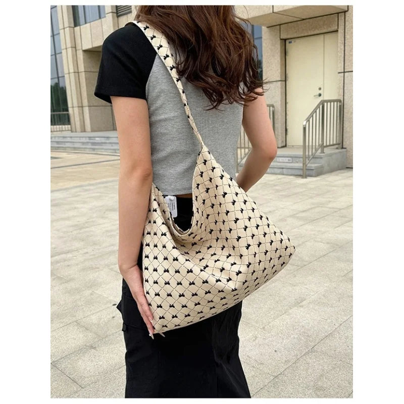 Bowknot Crossbody Bag for Women – Vintage Casual Shoulder Bag