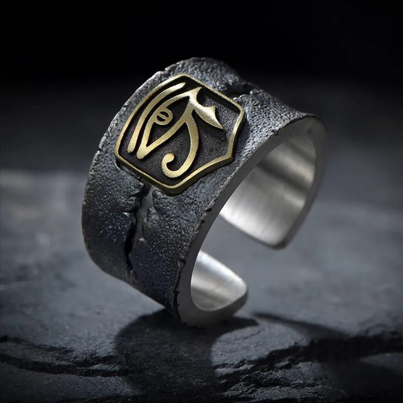 Vintage Punk Dragon Snake Tiger Adjustable Ring | Unisex