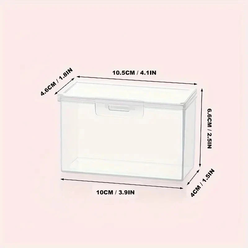 Clear Playing Card Deck Box – Holds 2 Poker Decks | 1 or 3 Pcs