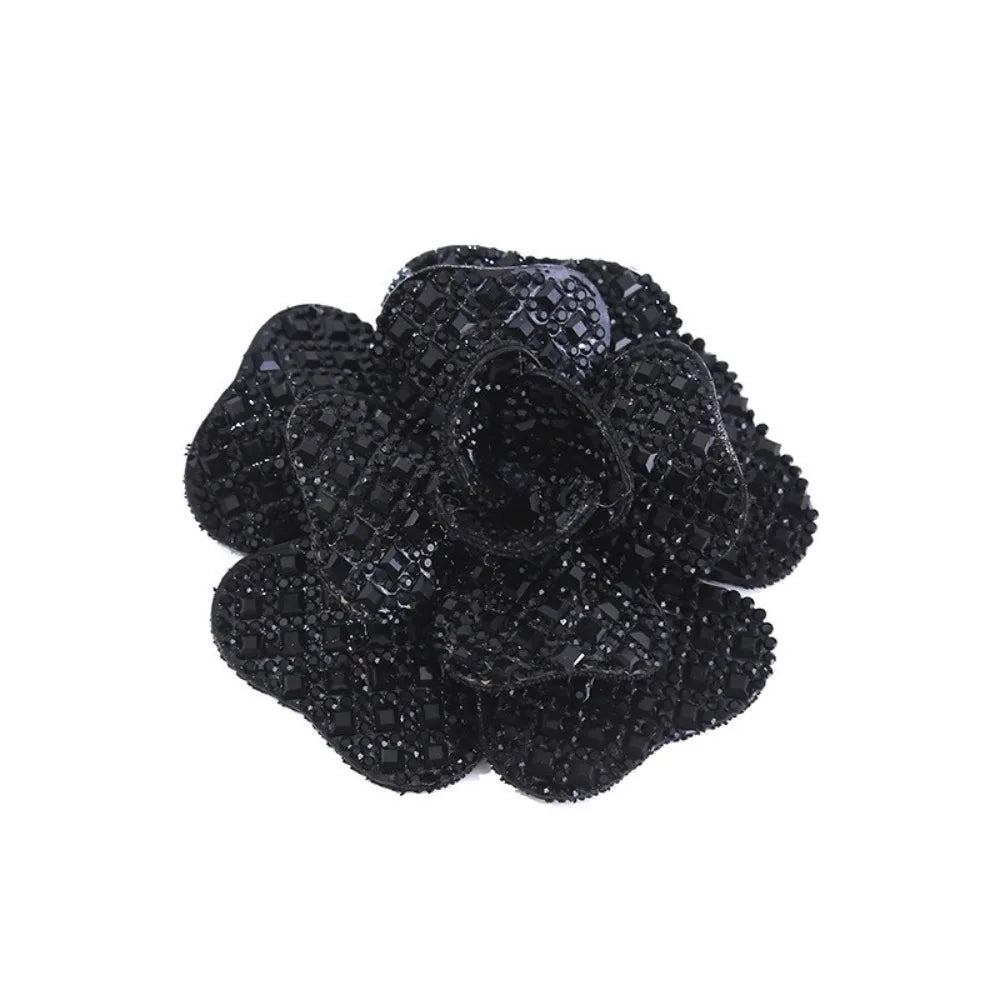 3D Rhinestone Flower Patch – DIY Brooch Corsage Badge