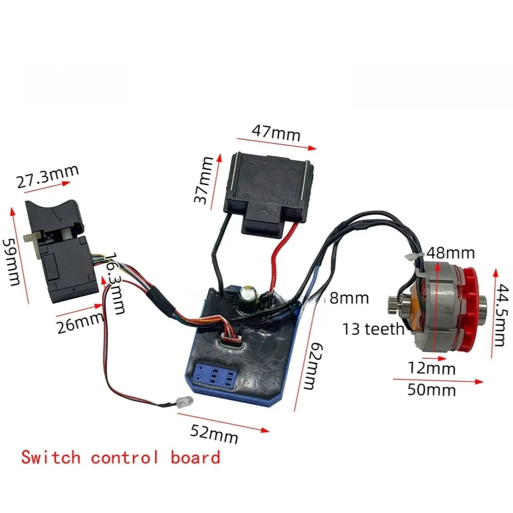21V Brushless Drill Switch Drive Control Board – 13 Teeth