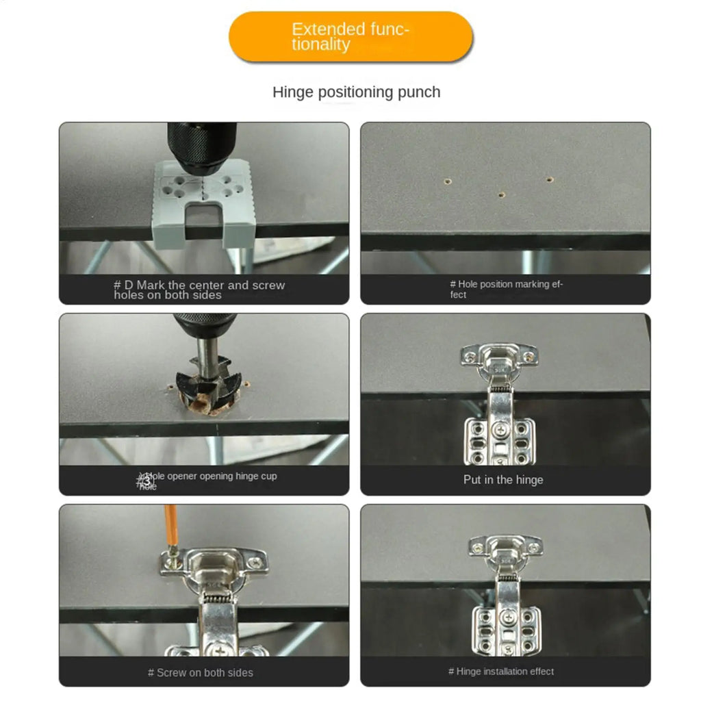 Magnetic Door Hinge Jig – Accurate Mortise Installation Tool