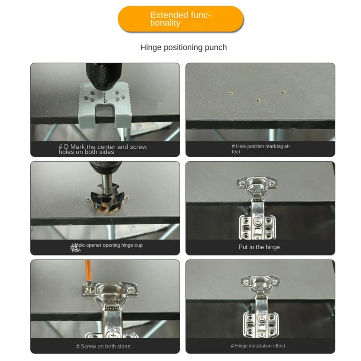 Magnetic Door Hinge Jig – Accurate Mortise Installation Tool