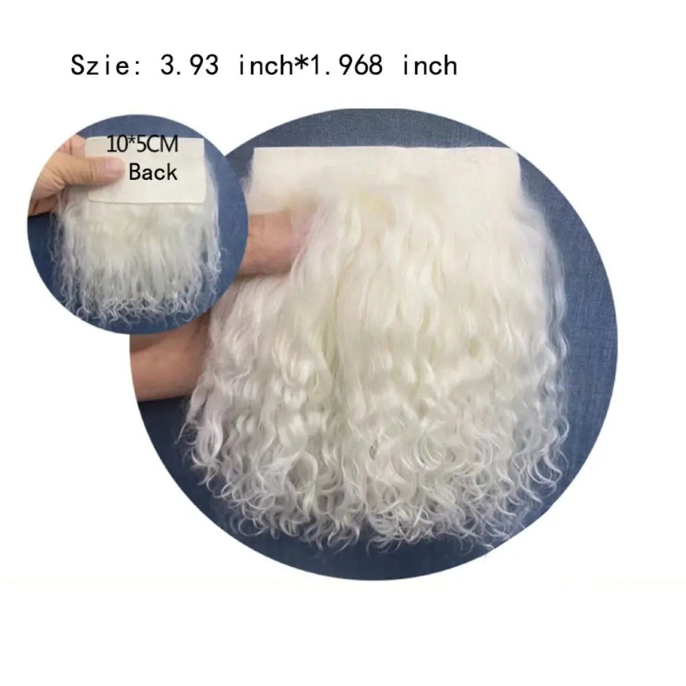 Mohair Lamb Wool Curly Hair Weft – DIY Doll Wig Extensions