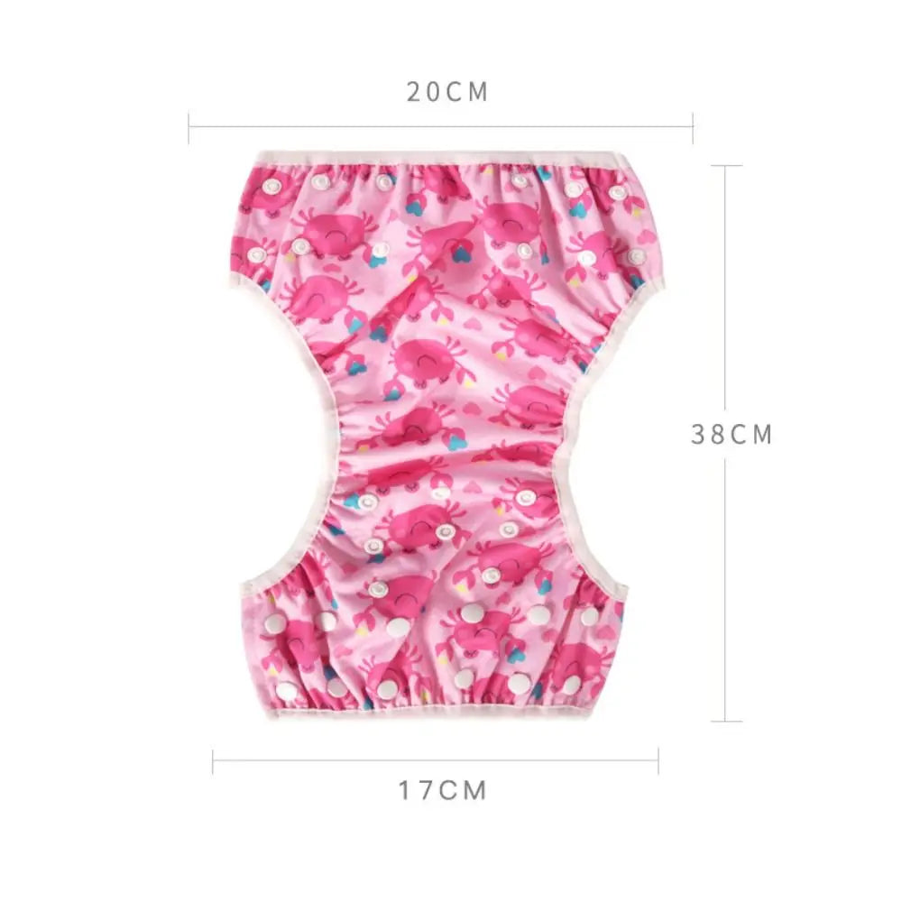 Reusable Swim Diaper – Adjustable Snap Waterproof Baby Pants