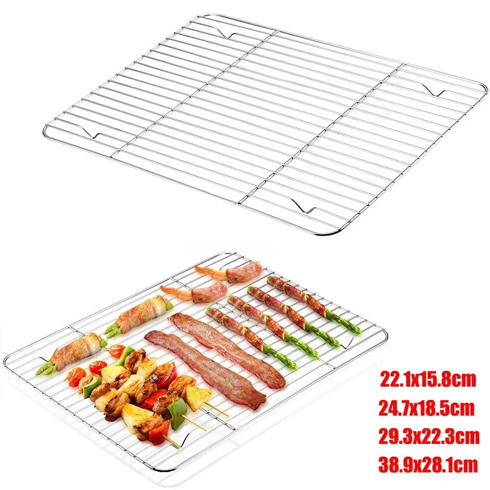 Stainless Steel Cooling & BBQ Grilling Rack – Wire Mesh Shelf