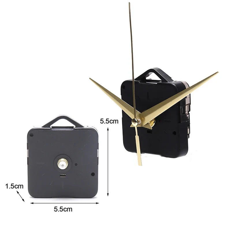 Quartz Clock Movement Mechanism with Hands – DIY Repair Set