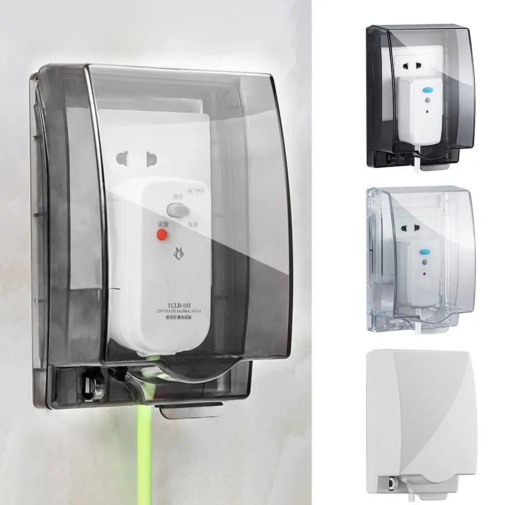 Waterproof Outlet Cover Box | Transparent Self-Adhesive Plug Guard