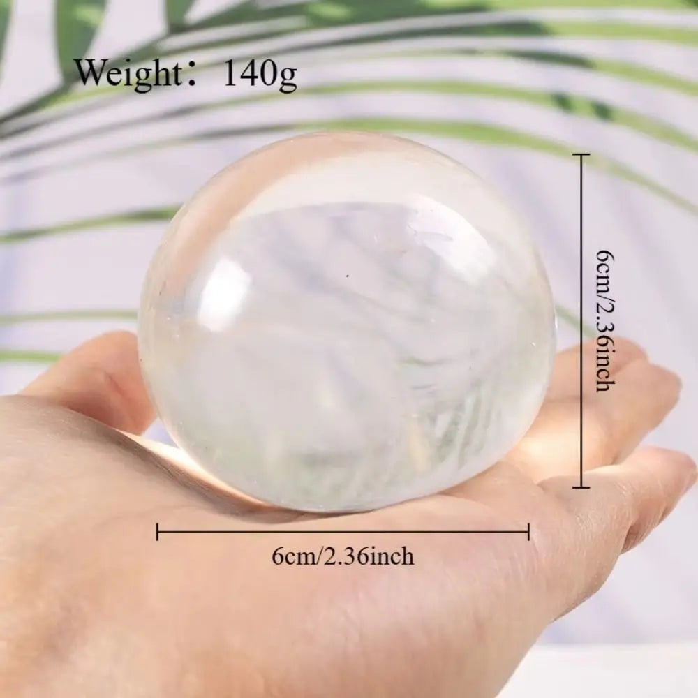 Transparent TPR Squeeze Ball – Squishy Fidget Toy for Focus