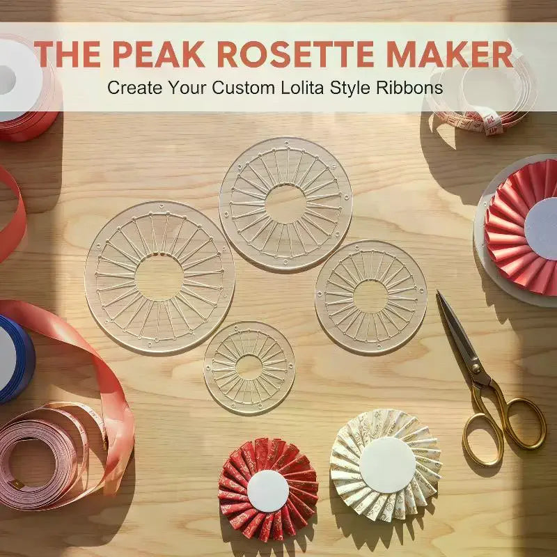 Rosette Maker Toolset 9/12/15MM – Badge & Patchwork Craft Kit