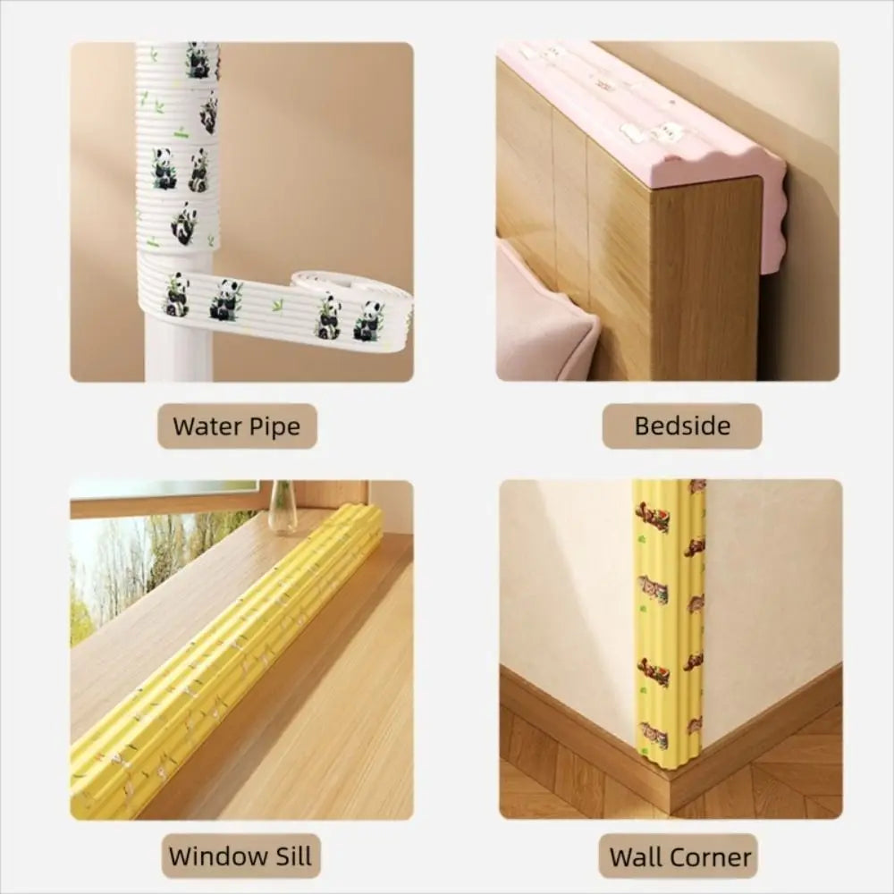 2m Baby Safety Edge Guard Strip – Cartoon NBR Cushion Protector
