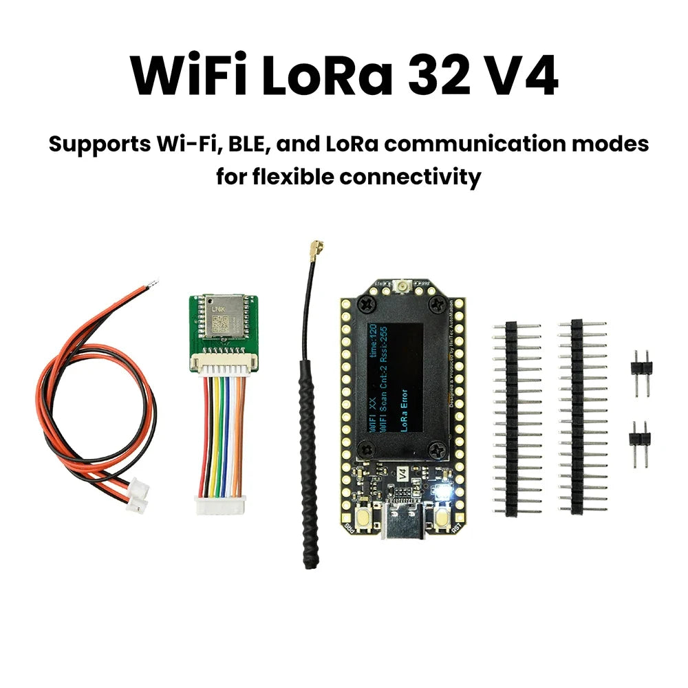 WiFi LoRa 32 V4 ESP32-S3R2 IoT Dev Board | 0.96" OLED
