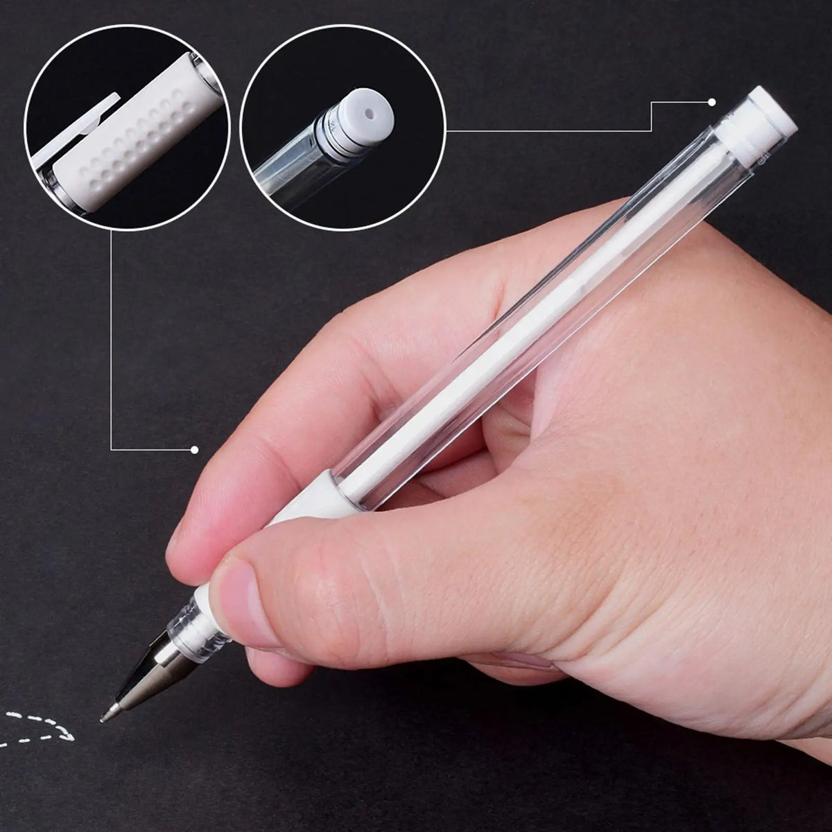 White Temporary Skin Marker Pen – Water-Soluble Scribe Pen