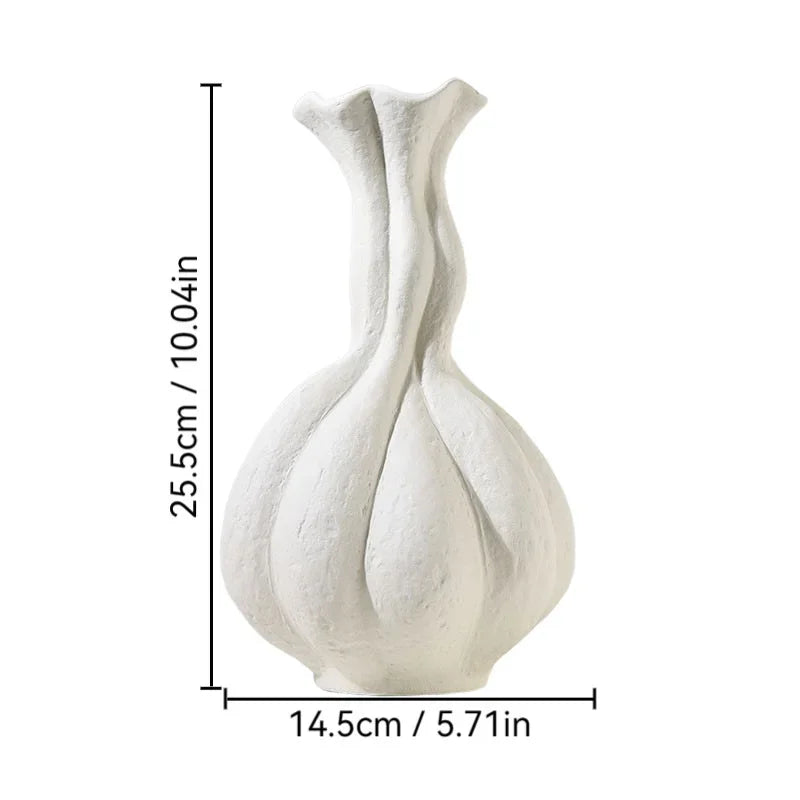 Wabi-Sabi Ceramic Vase | Handcrafted Home Décor Flower Vase