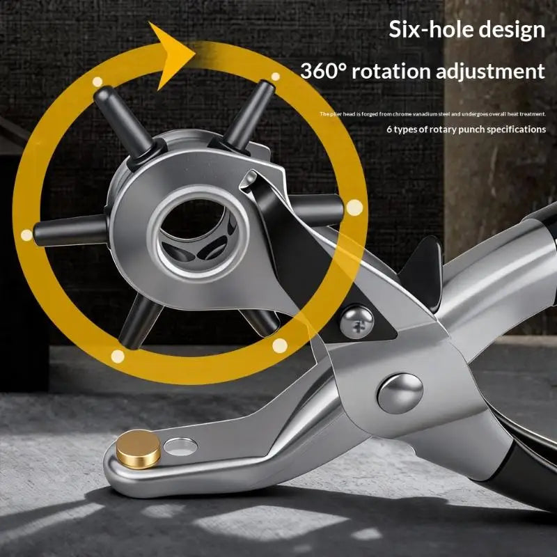 Belt Punch Pliers – Leather Hole Eyelet Puncher for Belts & Bags