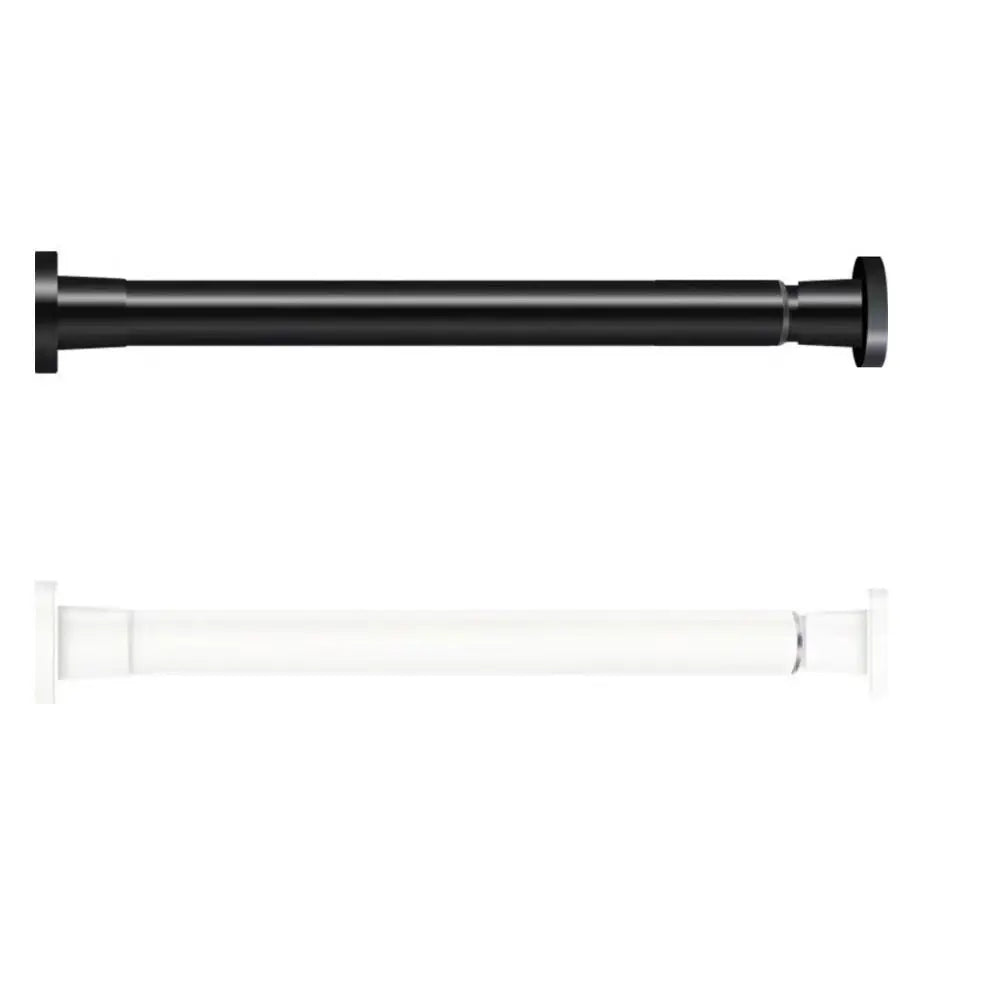 No-Drill Telescopic Spring Tension Curtain Rod – Adjustable