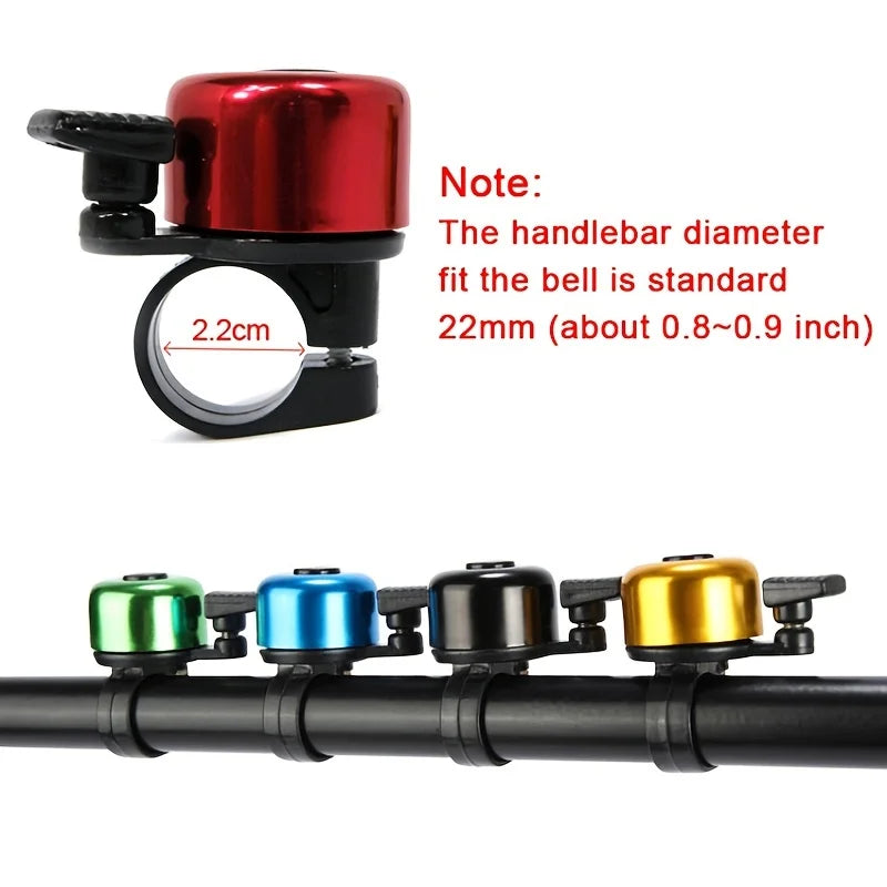 BUCKLOS Q-Shape Aluminum Bicycle Bell – Loud Clear Sound