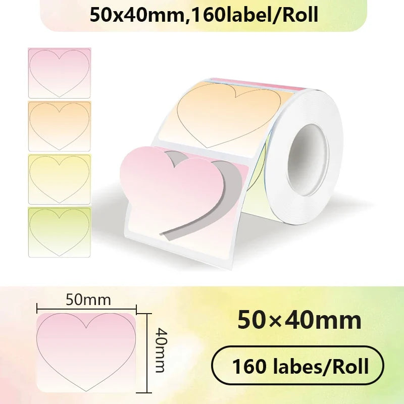Thermal Label Sticker Paper 30–50mm | Phomemo M110 M220 M200