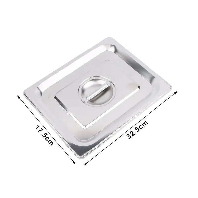 Stainless Steel Food Pan Lids – Steam Table Covers 1/9–1/1