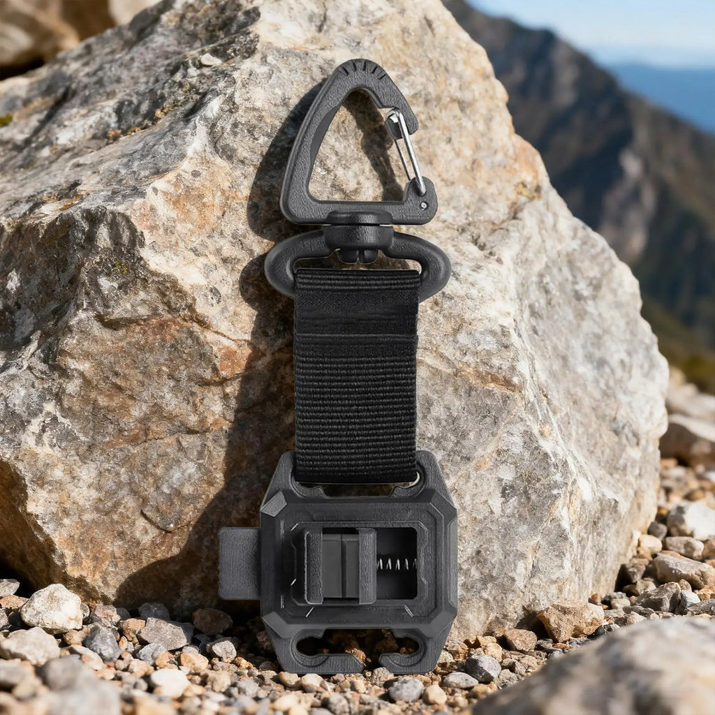 Wearable Fishing Rod Holder Clips with Adjustable Strap