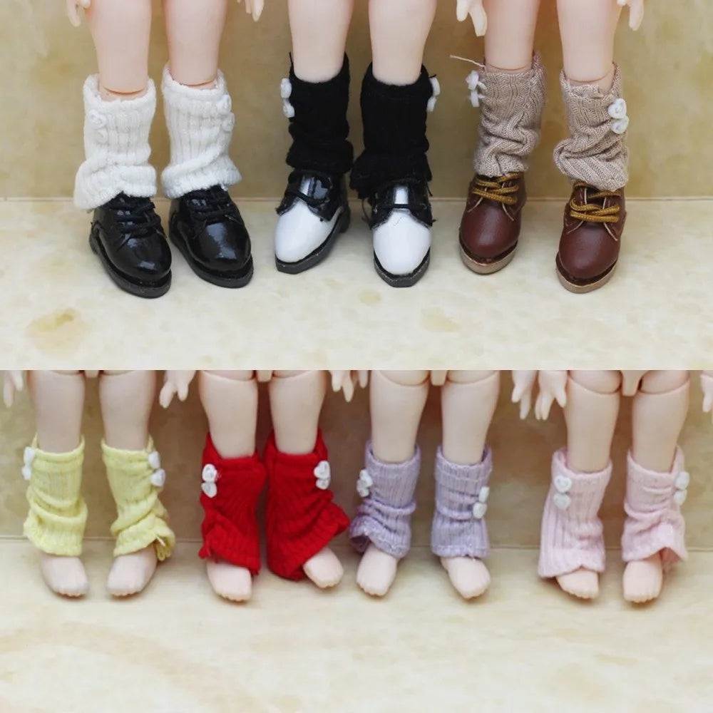 OB11 BJD Doll Socks – Lolita Knit Stacking Socks 1/6 Scale