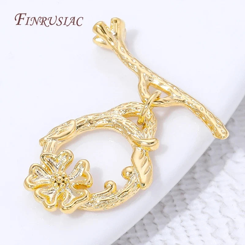 18K Gold Plated Toggle Clasps – DIY Jewelry Findings