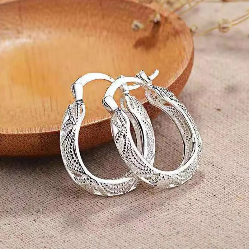 Nixie Snake Drop Earrings Silver Plated Zinc Alloy Unisex