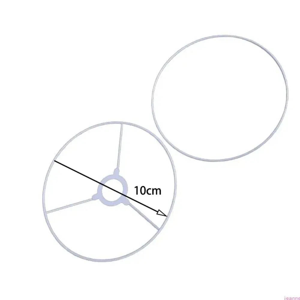 Round Metal Drum Lamp Shade Rings – DIY Light Frame Holder