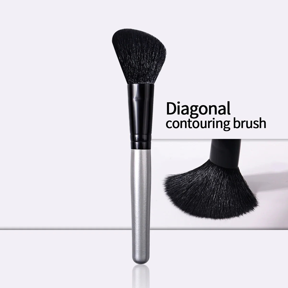 Goat Hair Bevel Contour Blush & Highlight Brush | Nixie