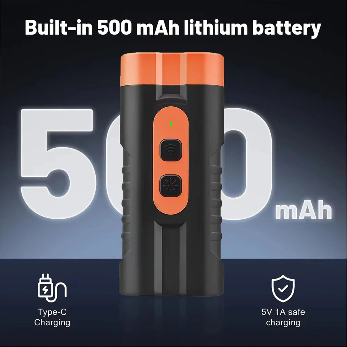 USB Rechargeable Dual Head Ultrasonic Dog Trainer + LED Flashlight