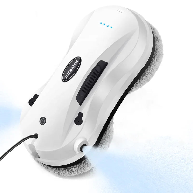 Smart Robot Window Cleaner – Dual Spray, App & Remote, 68dB