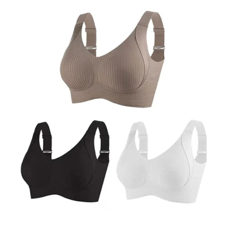 Women's Wireless Minimizer Bra – Seamless Full Coverage