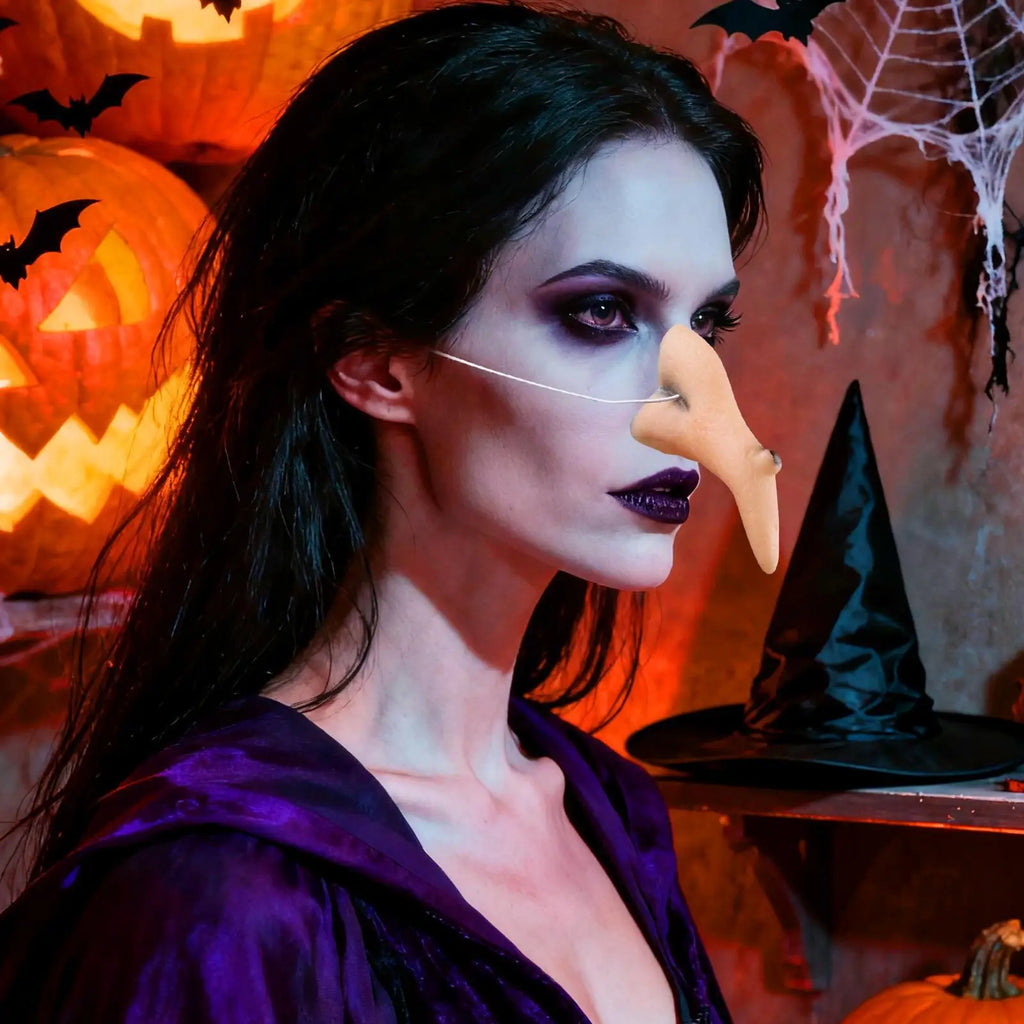 Halloween Witch Nose Prosthetic – Realistic Costume Accessory