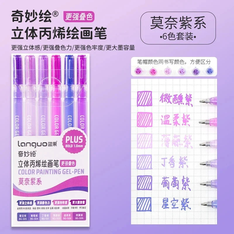 Glitter Gel Pen Set 162 Colors – 0.5mm & 1.0mm Art Pens