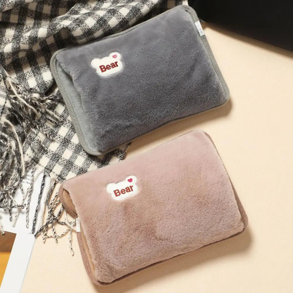Rechargeable Electric Hot Water Bottle – Plush Hand Warmer Bag