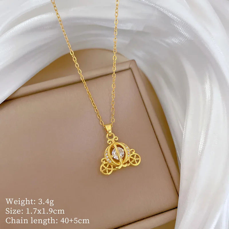 Zircon Diamond Choker Necklace for Women – Gold & Silver