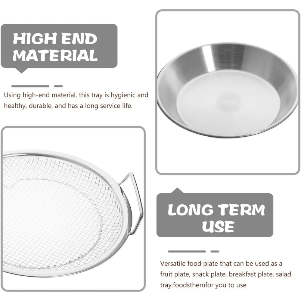20cm Stainless Steel Oil Filter Strainer Basket with Handle