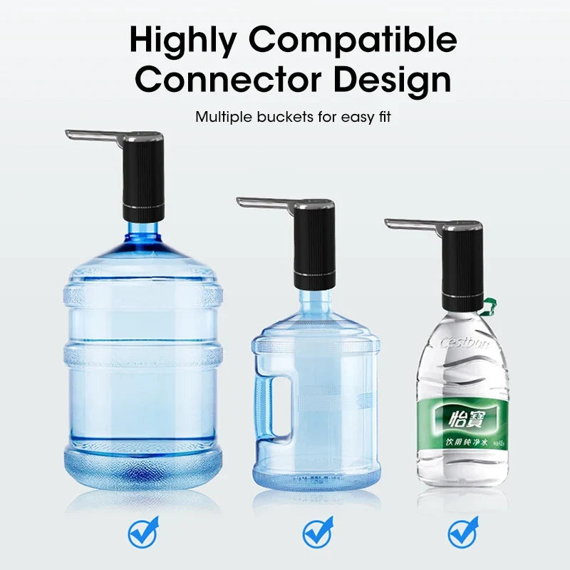 NOCCLILI Foldable USB Water Bottle Pump Dispenser | 800mAh