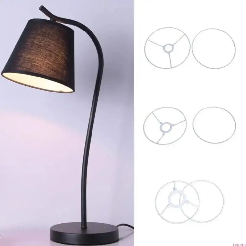 Round Metal Drum Lamp Shade Rings – DIY Light Frame Holder