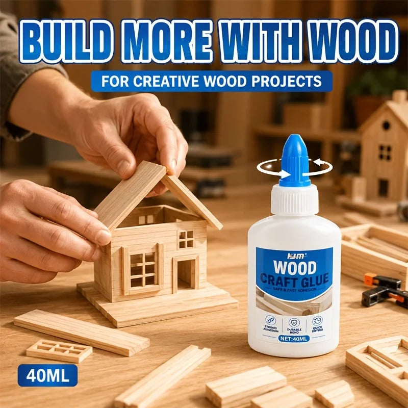 White Wood Craft Glue – Woodworking & Model Building Adhesive
