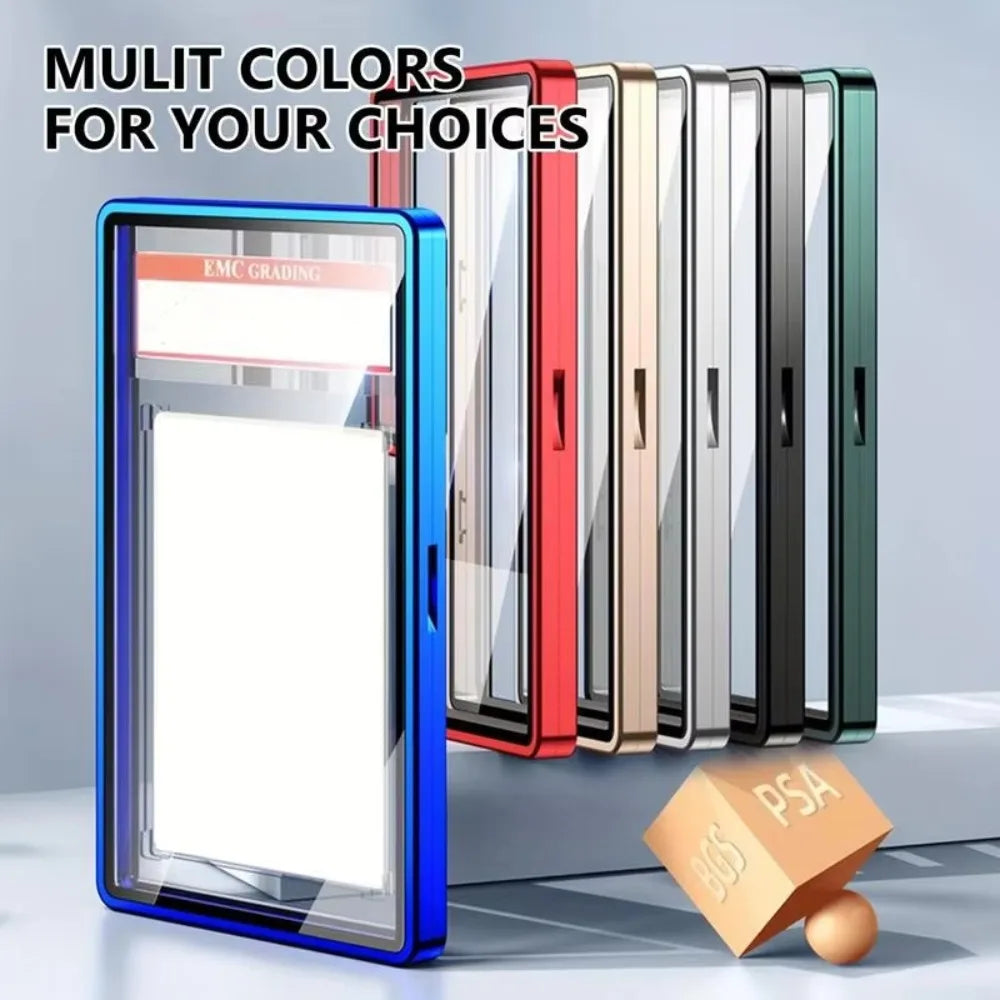 UV-Resistant Metal Slab Case | Magnetic Trading Card Protector