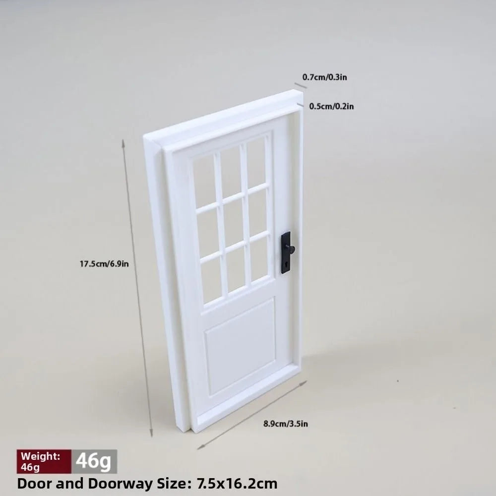 Fairy Cottage Door – Miniature Wood & Plastic Elf Fairy Door